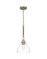 Quoizel One Light Mini Pendant Quoizel Piccolo Pendant in Brushed Nickel