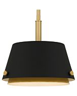 Quoizel Piccolo 1-Light Pendant in Matte Black