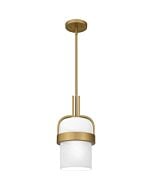 Quoizel One Light Mini Pendant Quoizel Piccolo Pendant in Aged Brass