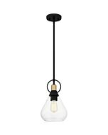 Quoizel One Light Mini Pendant Quoizel Piccolo Pendant in Matte Black