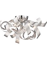 Quoizel Ribbons 4 Light 17 Inch Ceiling Light in Millenia