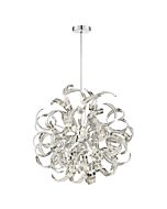 Quoizel Ribbons 12 Light 23 Inch Pendant Light in Crystal Chrome