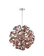 Quoizel Ribbons 12 Light 23 Inch Pendant Light in Satin Copper