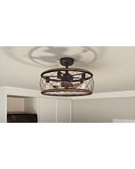 Dury 5-Light Fandelier in Palladian Bronze