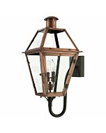 Quoizel Rue De Royal 2 Light 11 Inch Outdoor Hanging Light in Aged Copper