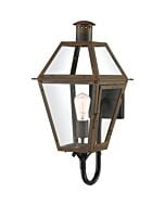 Quoizel One Light Outdoor Wall Lantern Rue De Royal in Industrial Bronze