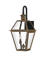 Quoizel Two Light Outdoor Wall Lantern Rue De Royal in Industrial Bronze