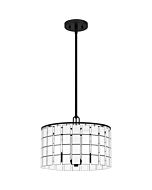 Seigler 3-Light Pendant in Matte Black