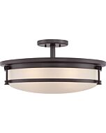 Quoizel Sailor 5 Light 20 Inch Ceiling Light in Western Bronze