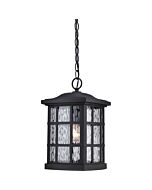 Quoizel Stonington 10 Inch Outdoor Hanging Light in Mystic Black