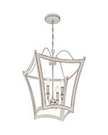 Quoizel Summerford 4 Light 16 Inch Pendant Light in Antique White