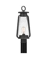 Sutton 1-Light Outdoor Post Mount in Speckled Black