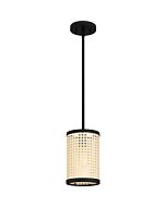 Syrah 1-Light Mini Pendant in Matte Black