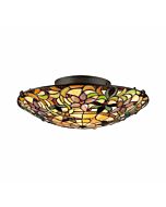 Quoizel Kami 2 Light 17 Inch Ceiling Light in Vintage Bronze