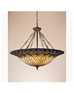 Quoizel Adriana 6 Light 32 Inch Pendant Light in Vintage Bronze