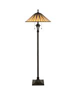 Quoizel Gotham 62 Inch Floor Lamp in Vintage Bronze