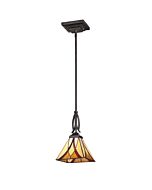 Quoizel Asheville 7 Inch Pendant Light in Valiant Bronze