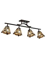 Quoizel Inglenook 4 Light 42 Inch Track Lighting in Valiant Bronze