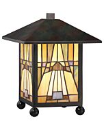 Quoizel One Light Table Lamp Inglenook in Valiant Bronze