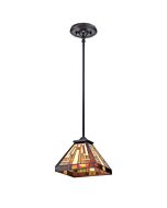 Quoizel Stephen 8 Inch Pendant Light in Vintage Bronze