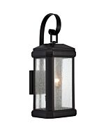 Quoizel Trumbull 2 Light 9 Inch Outdoor Wall Light in Mystic Black