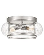 Quoizel Trilogy 2 Light 12 Inch Ceiling Light in Brushed Nickel