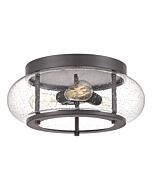 Quoizel Trilogy 3 Light 16 Inch Ceiling Light in Old Bronze