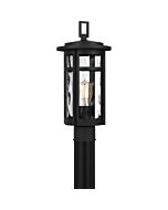 Uma 1-Light Outdoor Post Mount in Matte Black