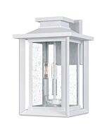 Quoizel Three Light Outdoor Wall Mount Wakefield in Matte White