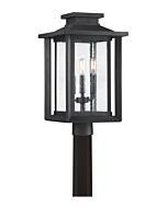 Quoizel Wakefield 3 Light Outdoor Post Light in Earth Black