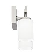 Wilburn 2-Light LED Bathroom Vanity Light in Brushed Nickel