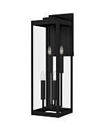 Quoizel Four Light Outdoor Wall Mount Westover in Earth Black