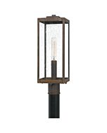 Quoizel One Light Outdoor Post Mount Westover in Industrial Bronze